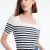 Blue and White stripe